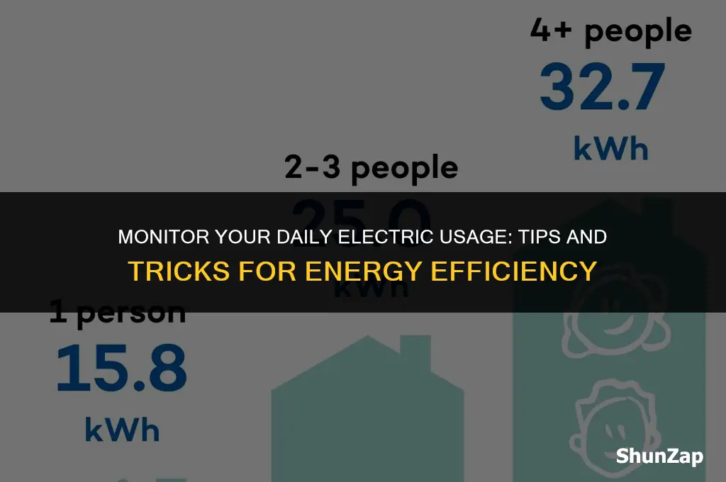 how to get daily electric usage