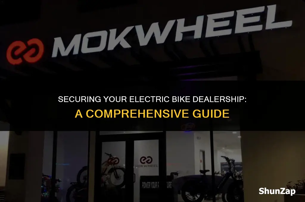 how to get dealership of electric bike