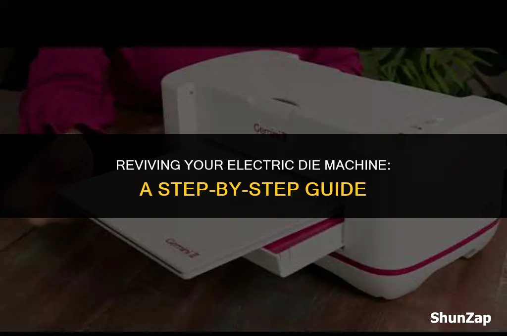 how to get die machine electric
