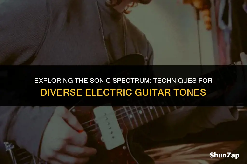 how to get different tones out of an electric guitar