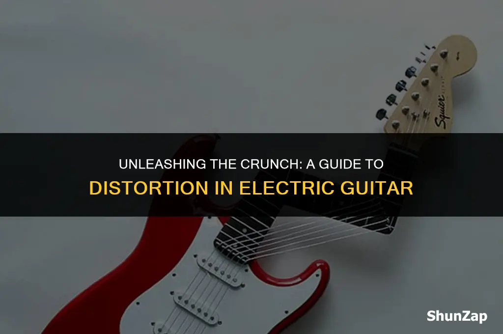 how to get distortion electric guitar