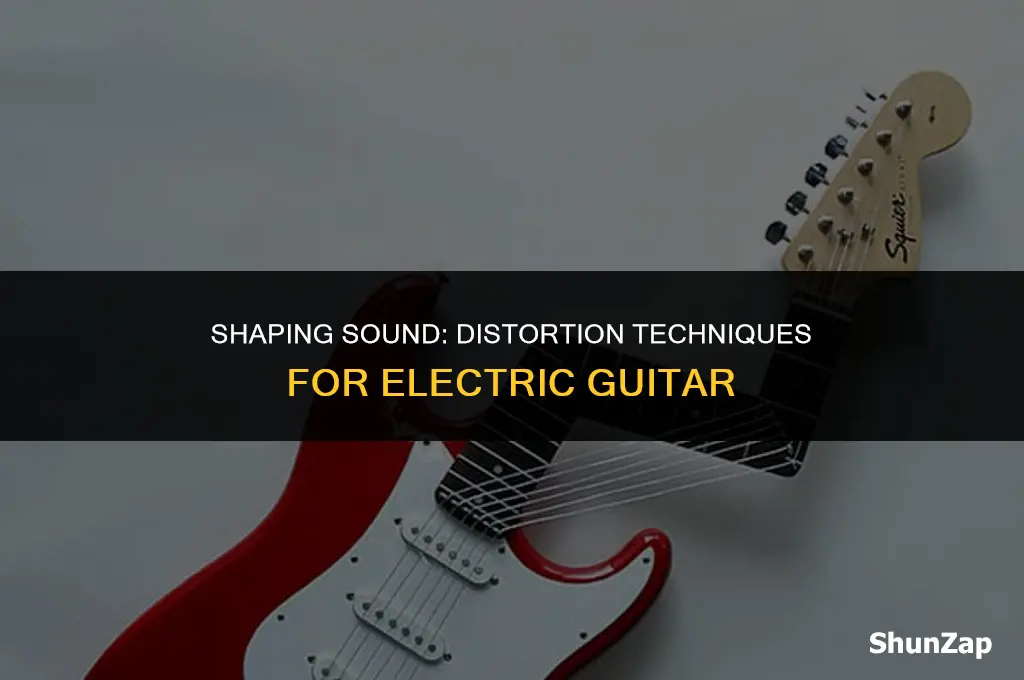 how to get distortion on electric guitar shape and level