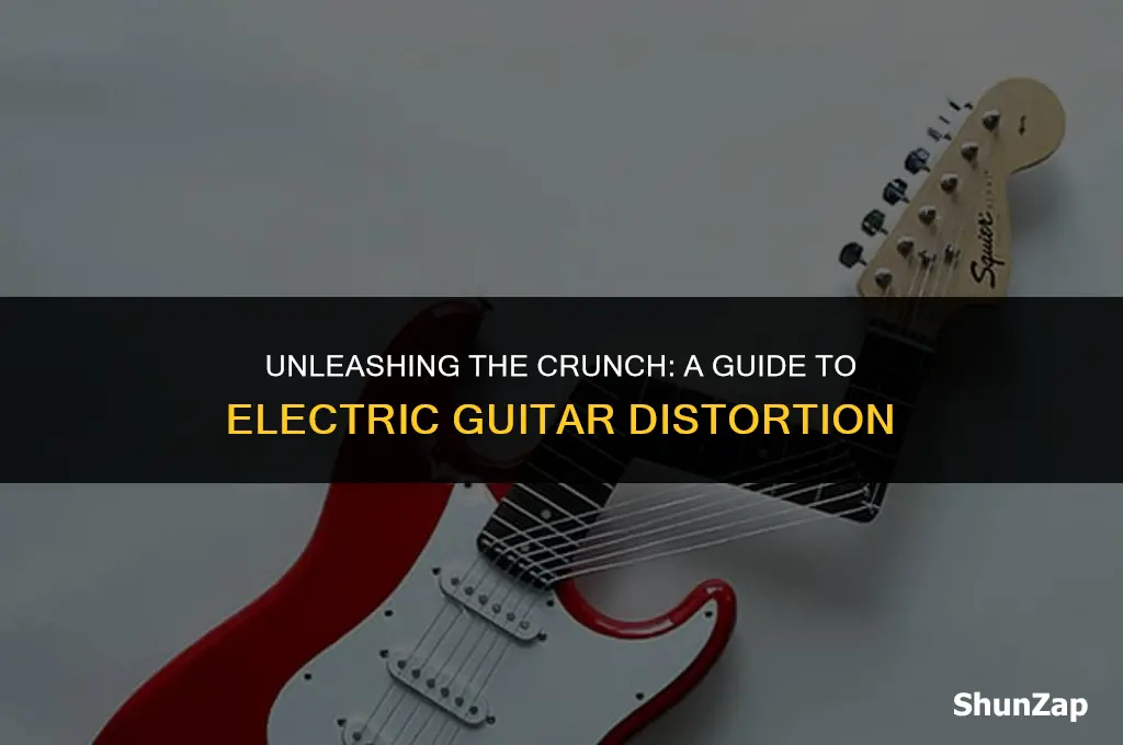 how to get distortion on electric guitar