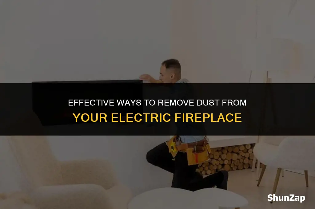 how to get dust out of electric fireplace