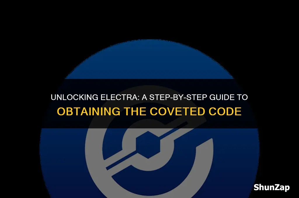 how to get electra cod