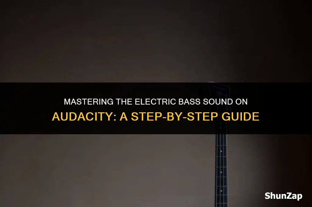 how to get electric bass on audacity