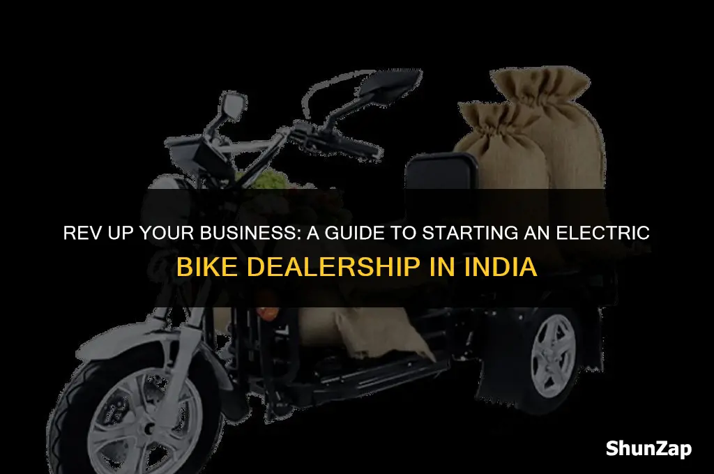 how to get electric bike dealership in india