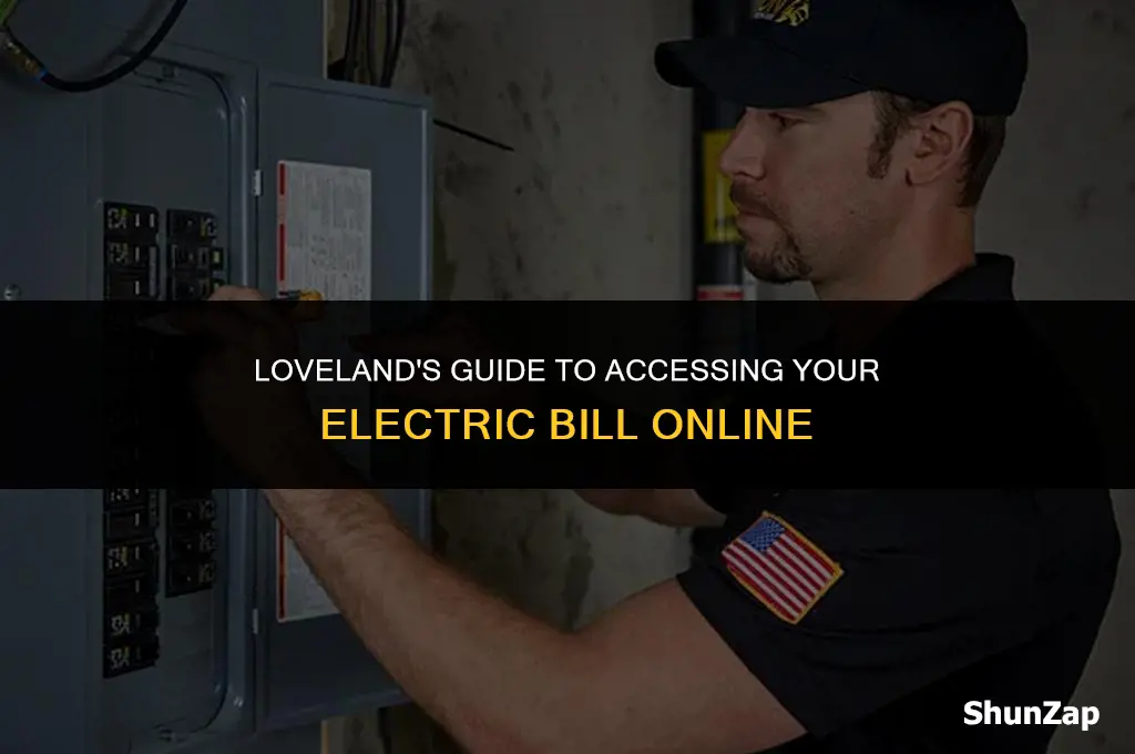 how to get electric bill in loveland