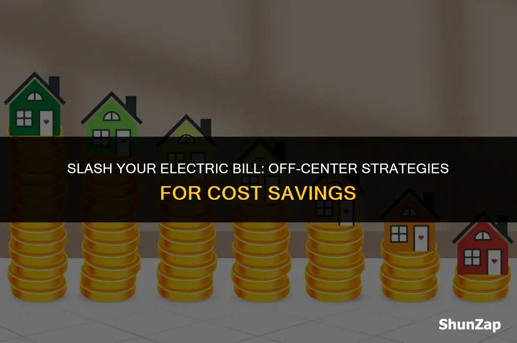 how to get electric bill off center