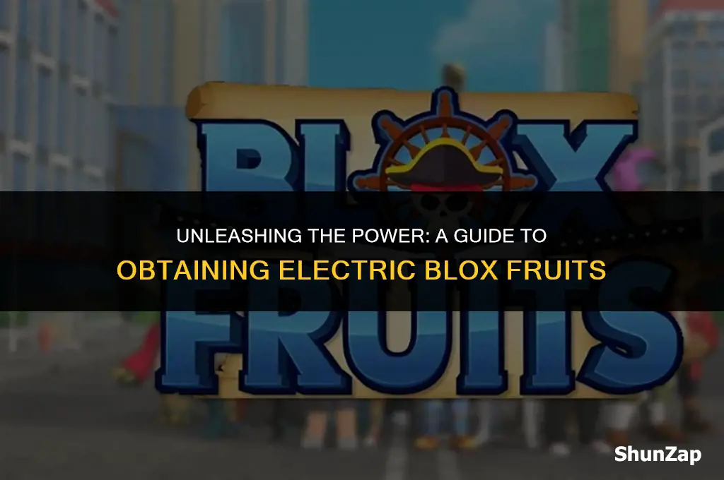 how to get electric blox fruits