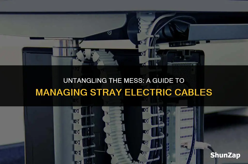 how to get electric cable stray