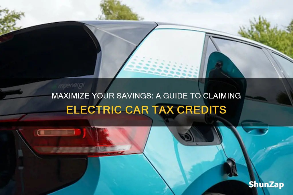 how to get electric car credit tax