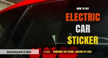 How to Obtain Your Electric Car Sticker: A Step-by-Step Guide