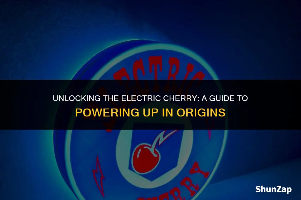 how to get electric cherry in origins