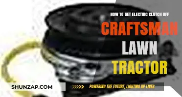 Craftsman Lawn Tractor: Troubleshooting Electric Clutch Removal