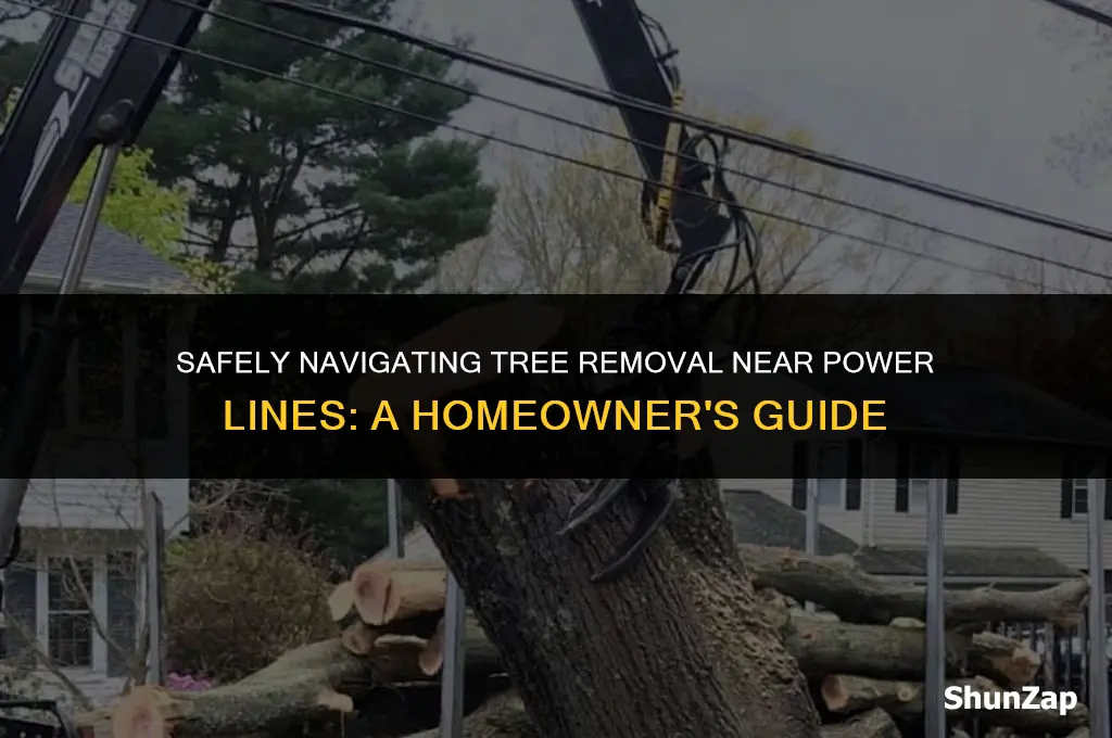 how to get electric company to cut down tree