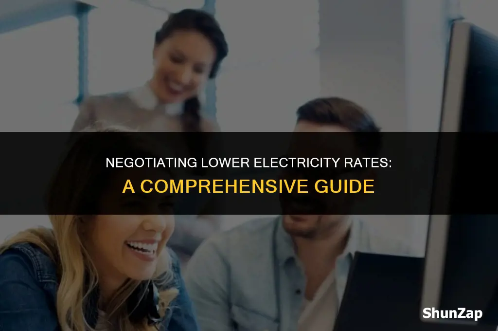 how to get electric company to lower rate