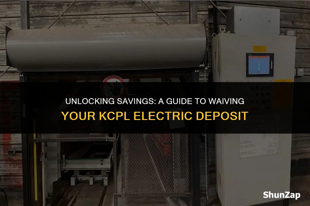 how to get electric deposit waived kcpl