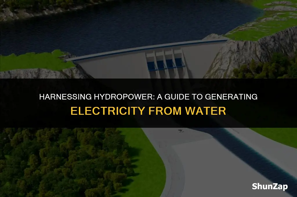 how to get electric energy from water