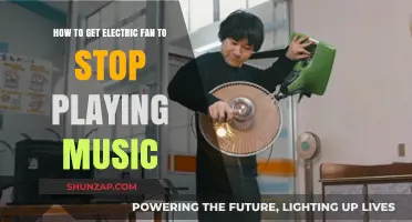 Silencing the Serenade: How to Stop Your Electric Fan from Playing Music