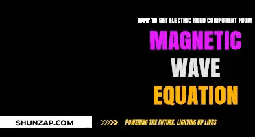 Deriving Electric Field Components from Magnetic Wave Equations