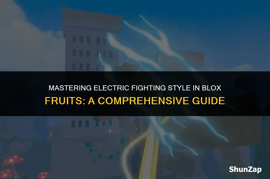 how to get electric fighting style blox fruits