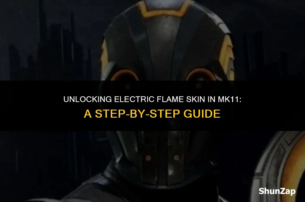 how to get electric flame skin mk11