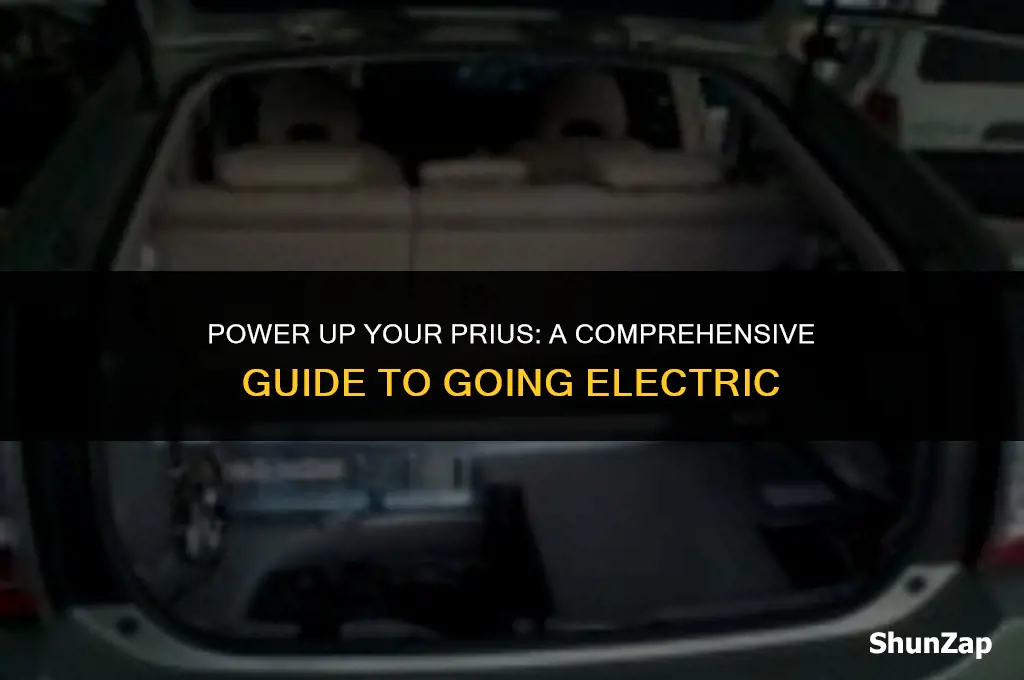 how to get electric for prius
