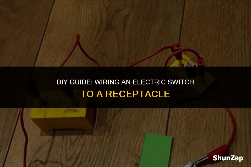 how to get electric frim lifht swutch to receptacle