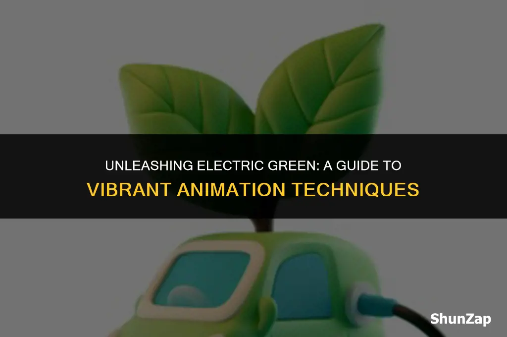how to get electric green animation