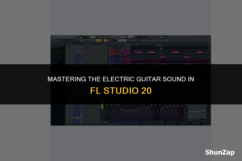 how to get electric guitar on fl studio 20