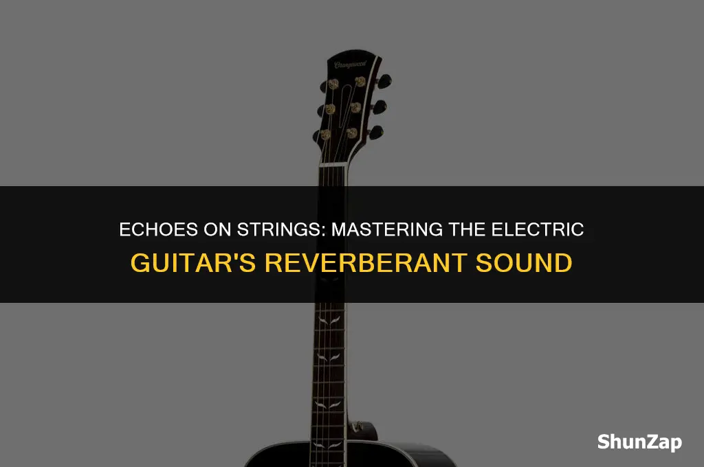 how to get electric guitar to sound echo