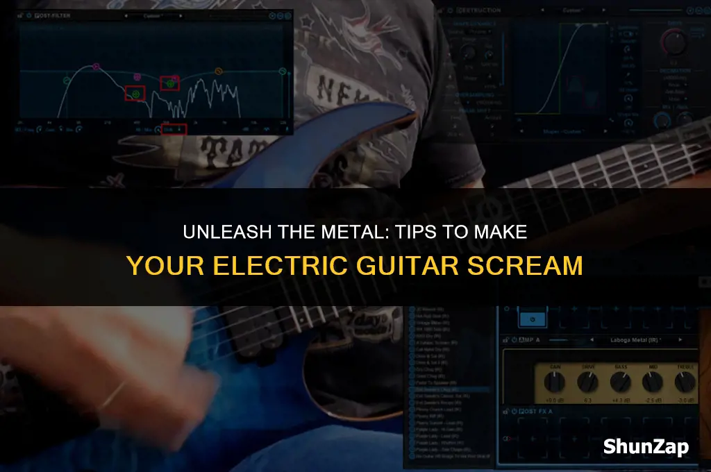 how to get electric guitar to sound more metal