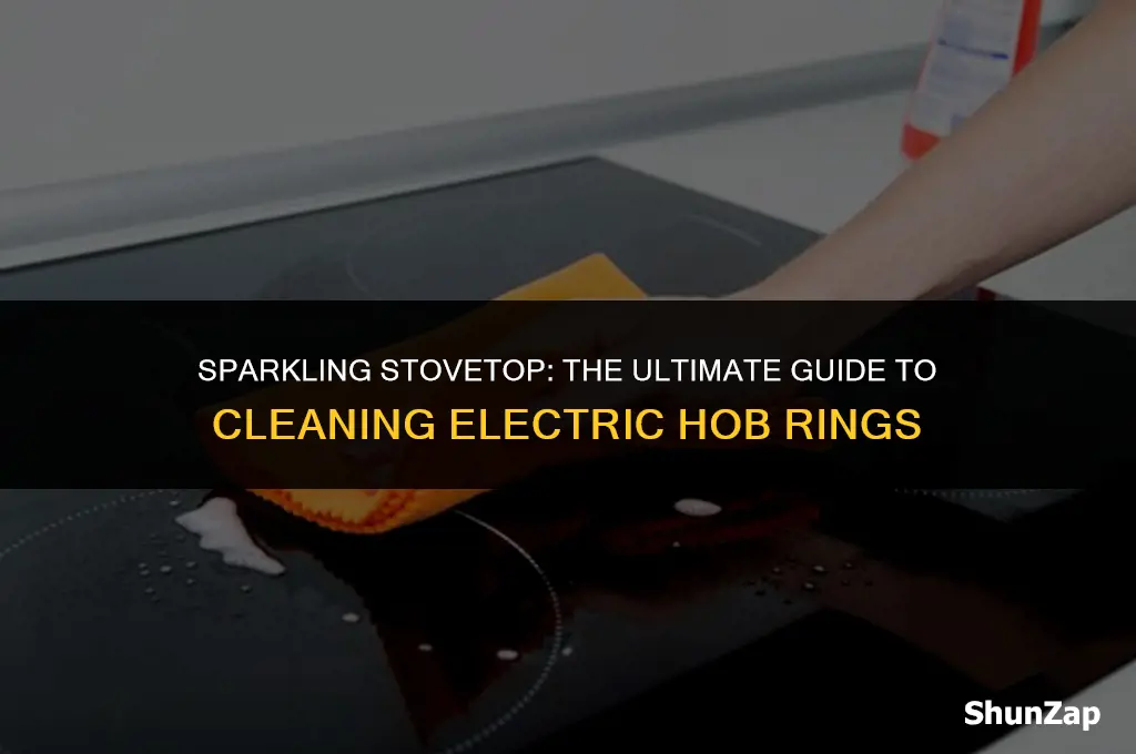 how to get electric hob rings clean