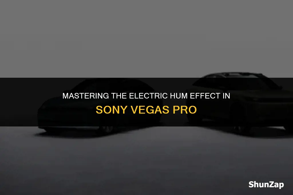 how to get electric hum in sony vegas