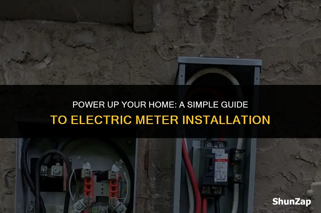 how to get electric meter installed