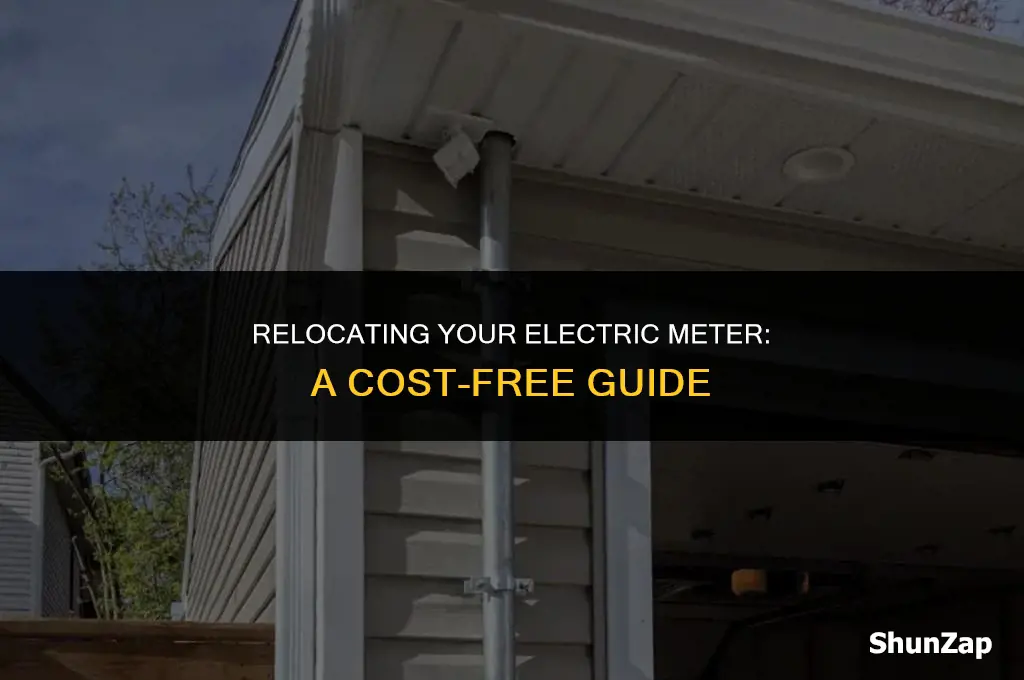 how to get electric meter moved for free