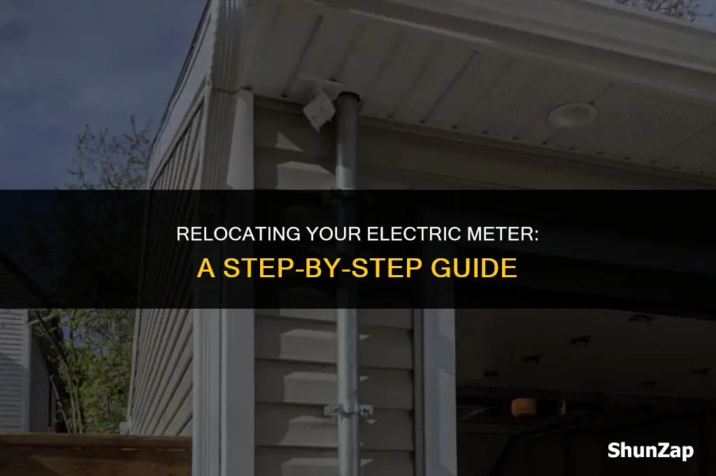 how to get electric meter moved