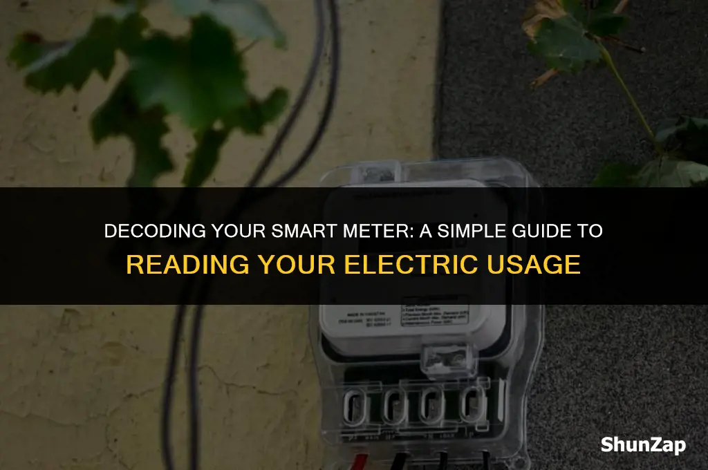 how to get electric meter reading from smart meter