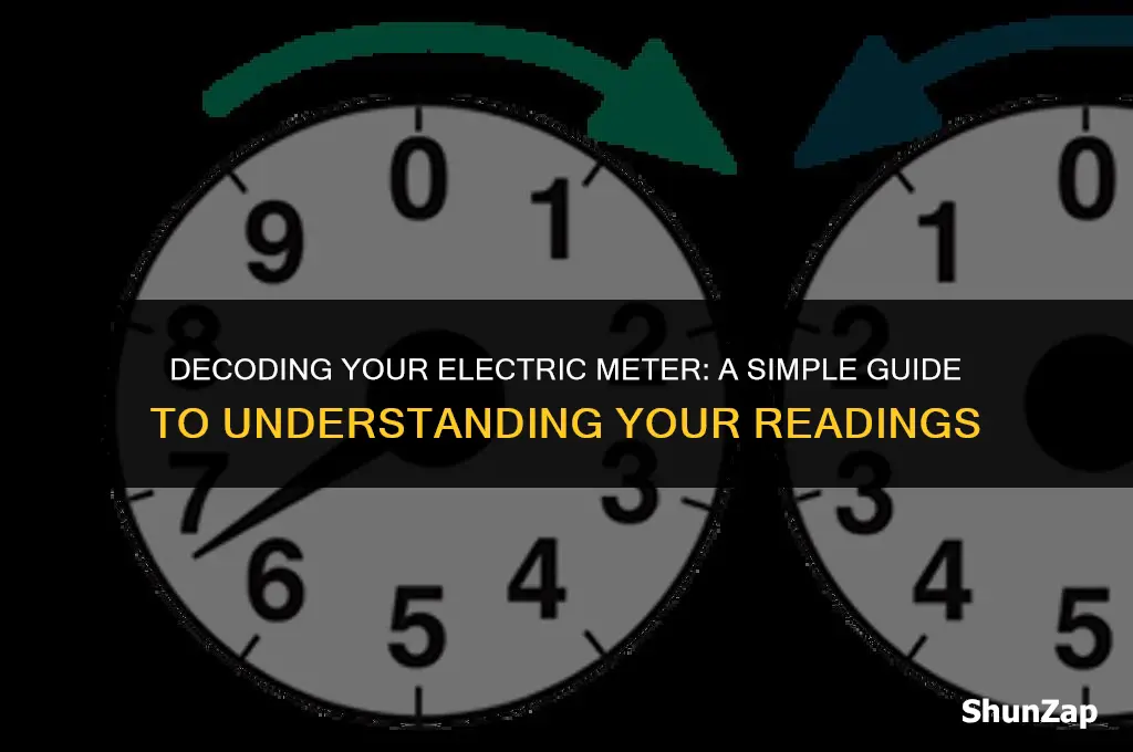 how to get electric meter reading