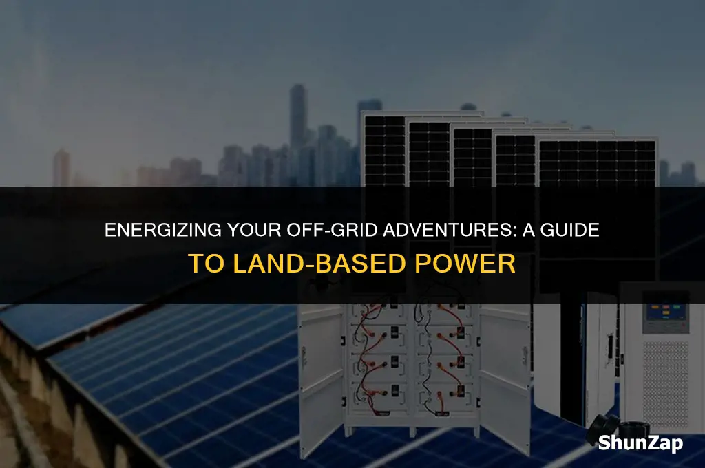 how to get electric on land