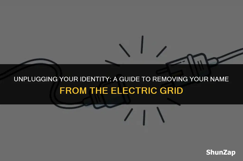 how to get electric out of your name