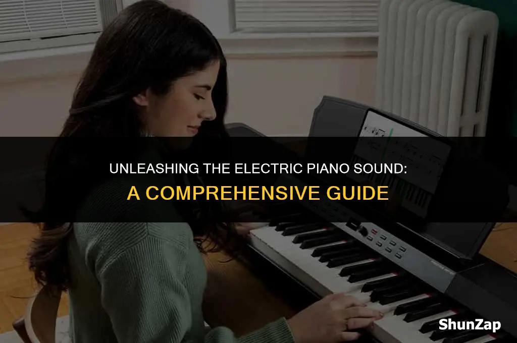 how to get electric piano sound