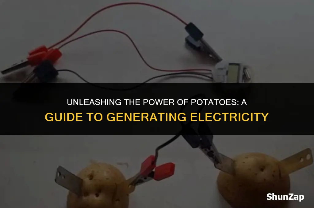 how to get electric power from potato