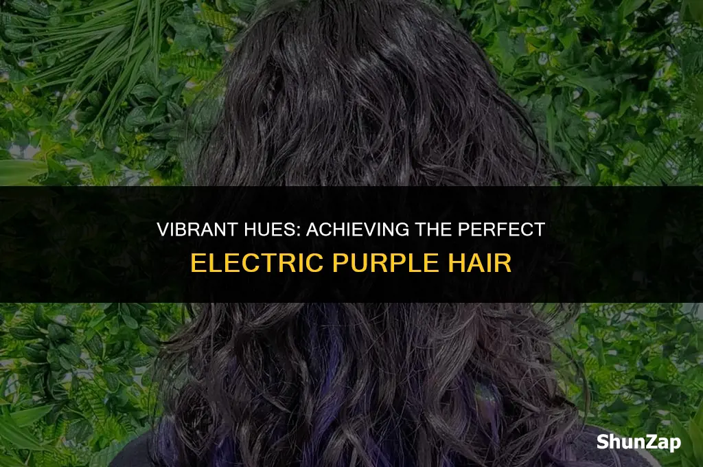 how to get electric purple hair