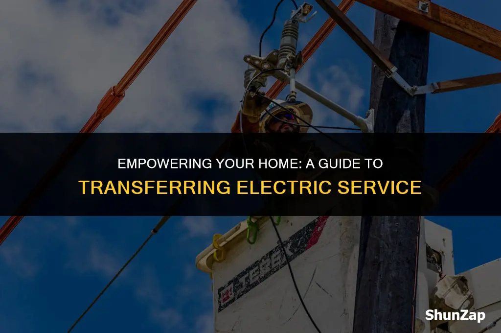 how to get electric put in your name