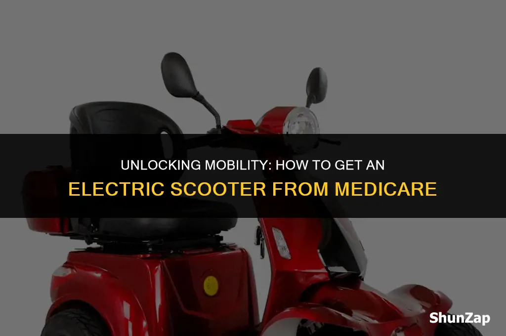 how to get electric scooter from medicare