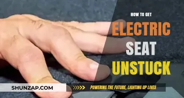 Unsticking Your Electric Seat: A Step-by-Step Guide