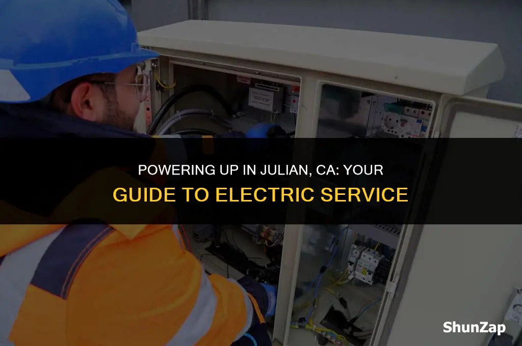 how to get electric service in julian ca