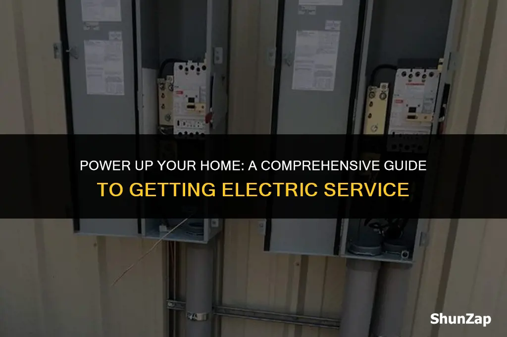 how to get electric service